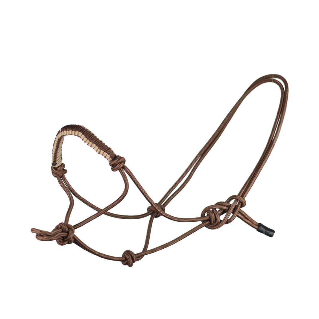 JAQUIMA CON BOSAL TEJIDO CAFE
