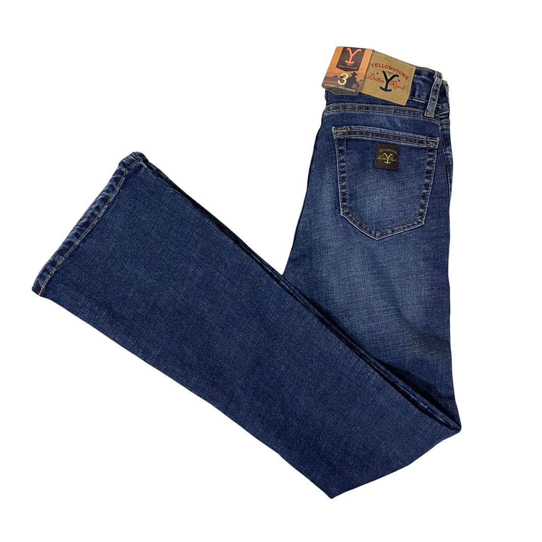 JEANS DAMA RANCH & CORRAL YELLOWSTONE DOUBLE STONE
