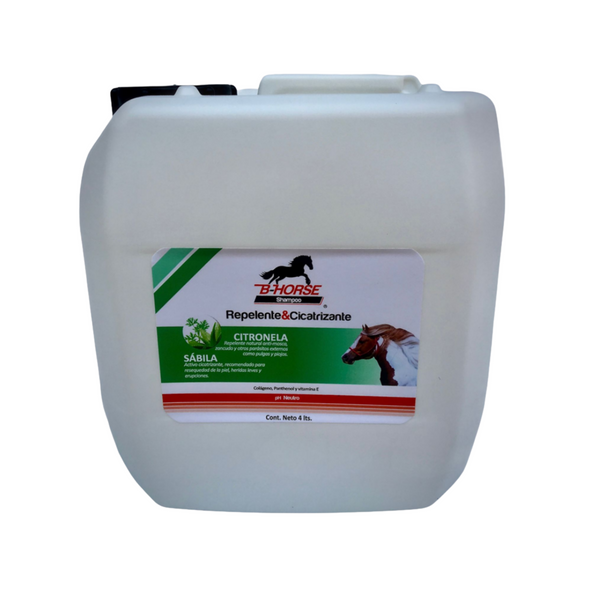 REPELENTE Y CICATRIZANTE B-HORSE CITRONELA 4 LT