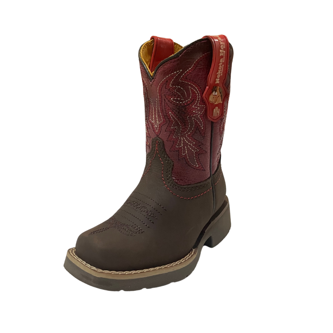BOTA NIÑO NOKOTA HORSE CRAZY RUBI WINE