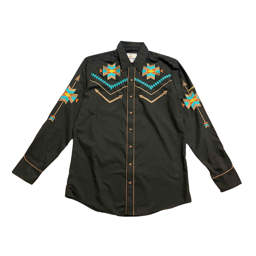 CAMISA CABALLERO RANGERS NEGRA