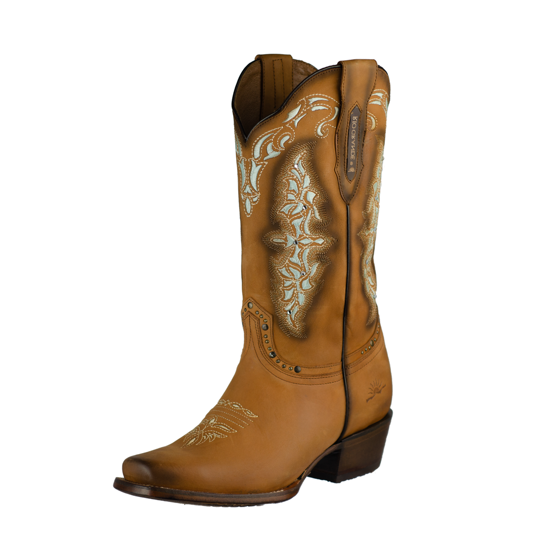 BOTA DAMA RÍO GRANDE BELINDA CRAZY AZAFRAN