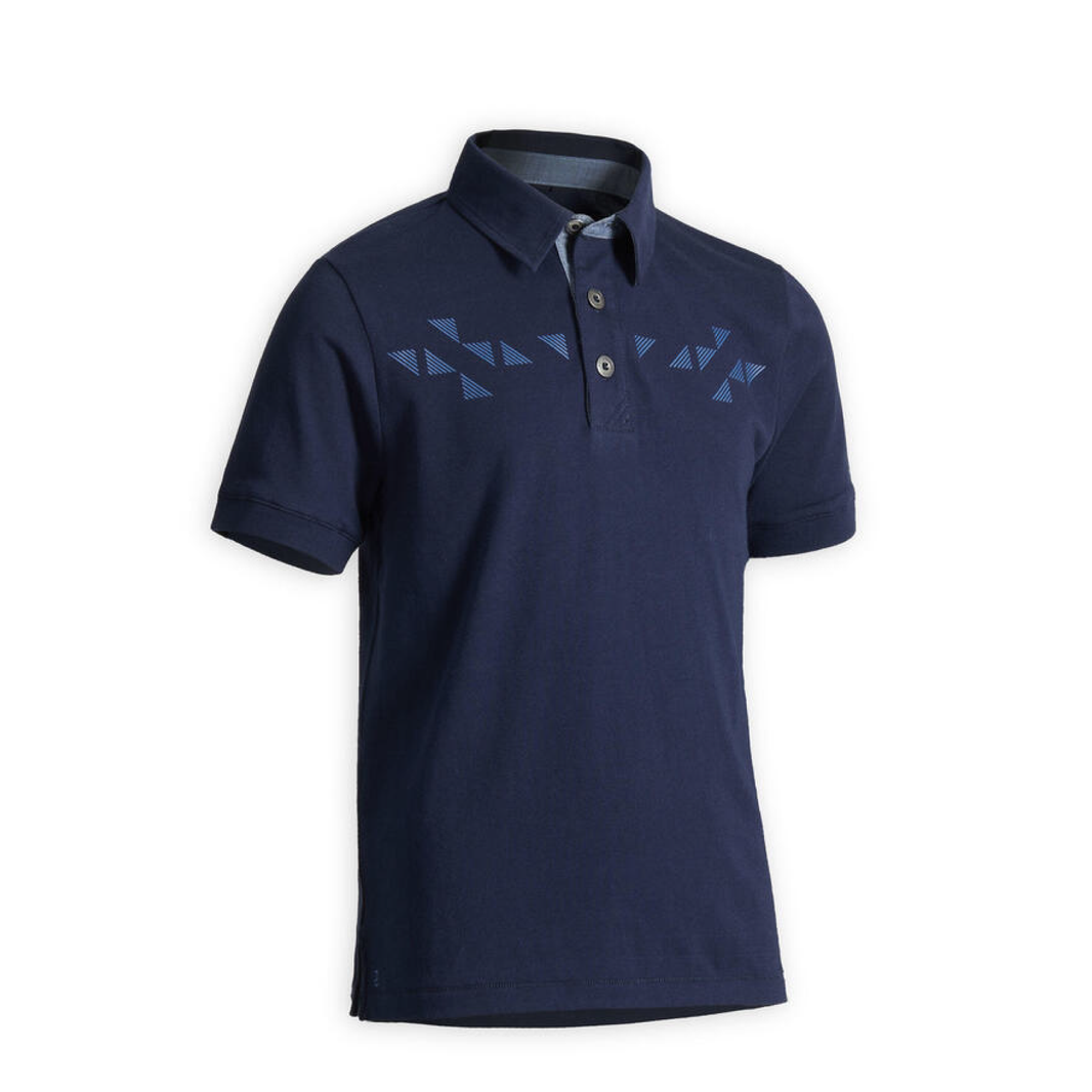CAMISA POLO NIÑO AZUL MARINO