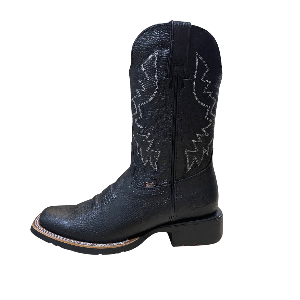 BOTA CABALLERO JUSTIN TEXAS NEGRO