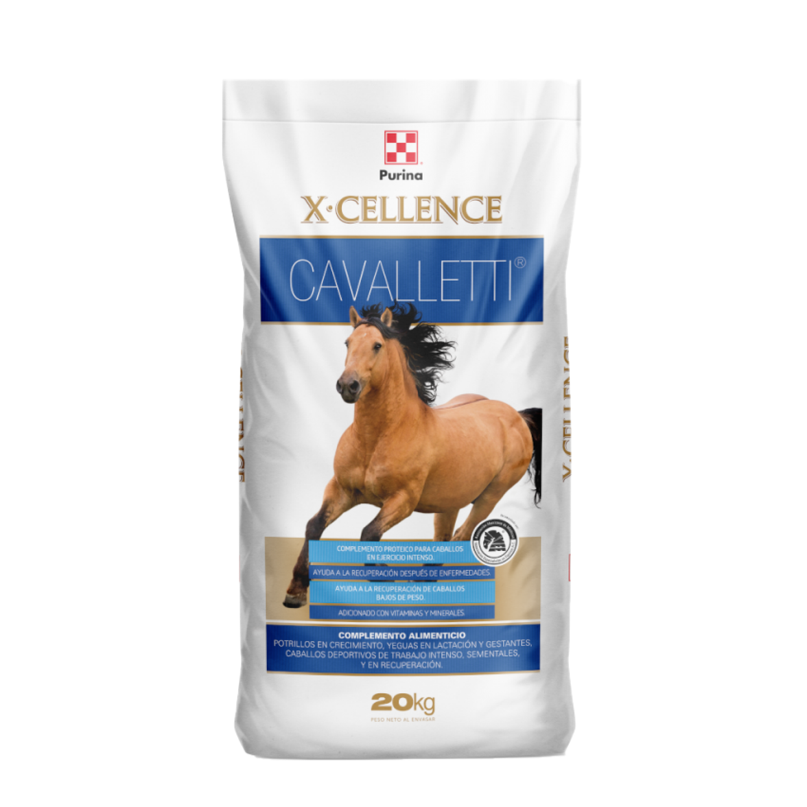 CAVALLETI X-CELLENCE PURINA 20 KG