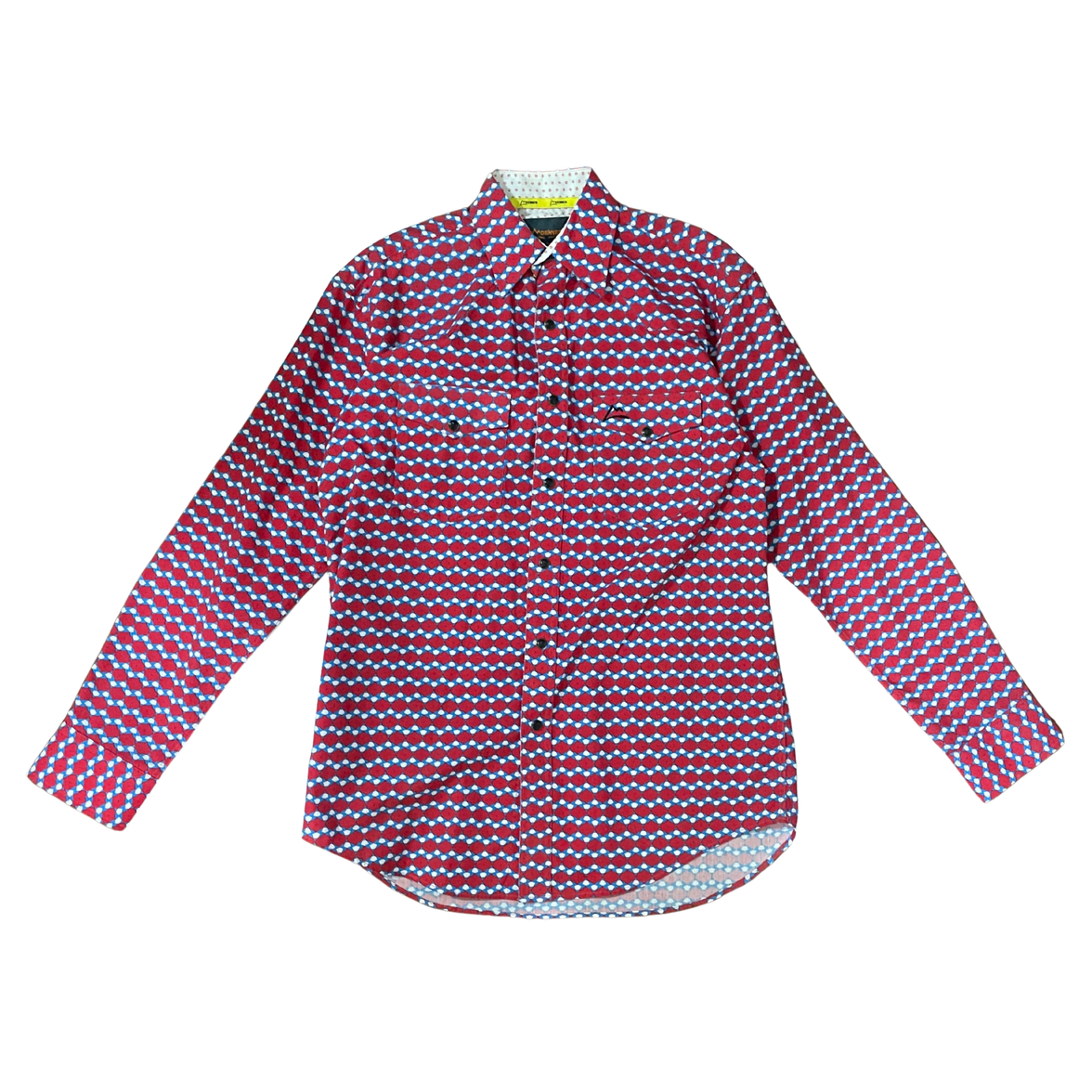 CAMISA CABALLERO DENVER ROJO AZUL