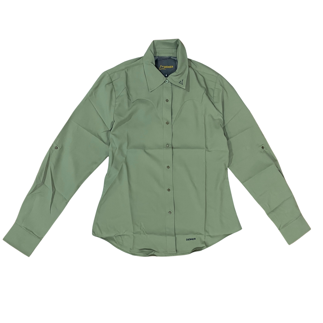 CAMISA DAMA DENVER FISHING LISA VERDE