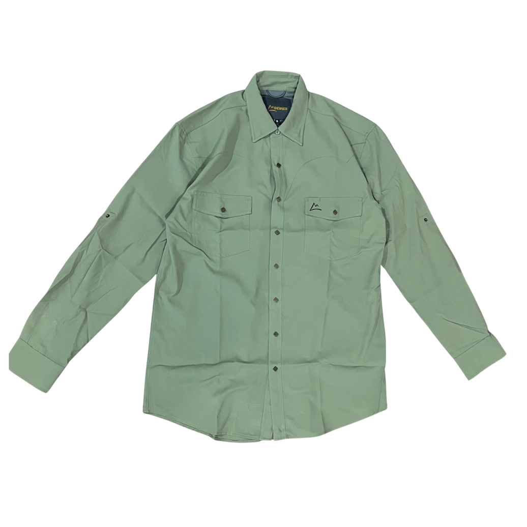 CAMISA CABALLERO DENVER FISHING LISA VERDE OLIVO
