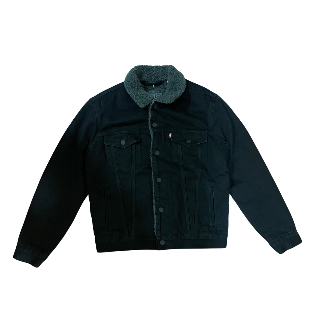 CHAMARRA CABALLERO LEVIS TRUCKER BLACK