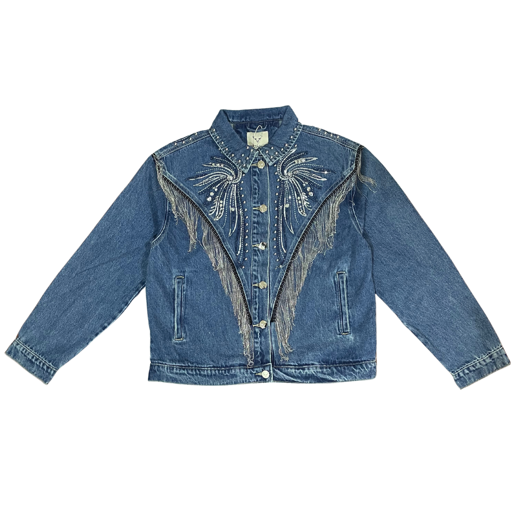 CHAMARRA DAMA MCALLEN MZD BLUE WASH