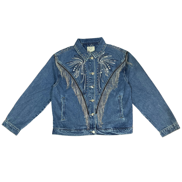 CHAMARRA DAMA MCALLEN MZD BLUE WASH