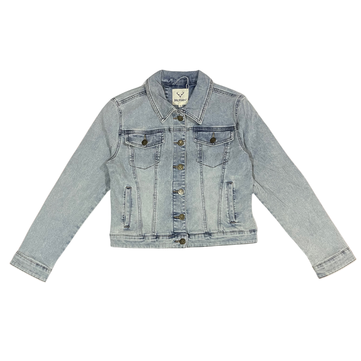 CHAMARRA DAMA MCALLEN MZD ACID BLUE WASH