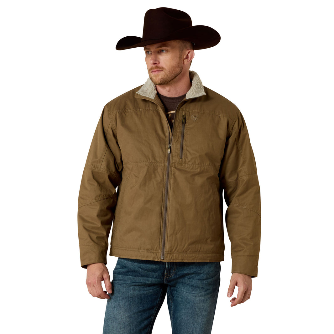 CHAMARRA CABALLERO ARIAT GRIZZLY CANVAS