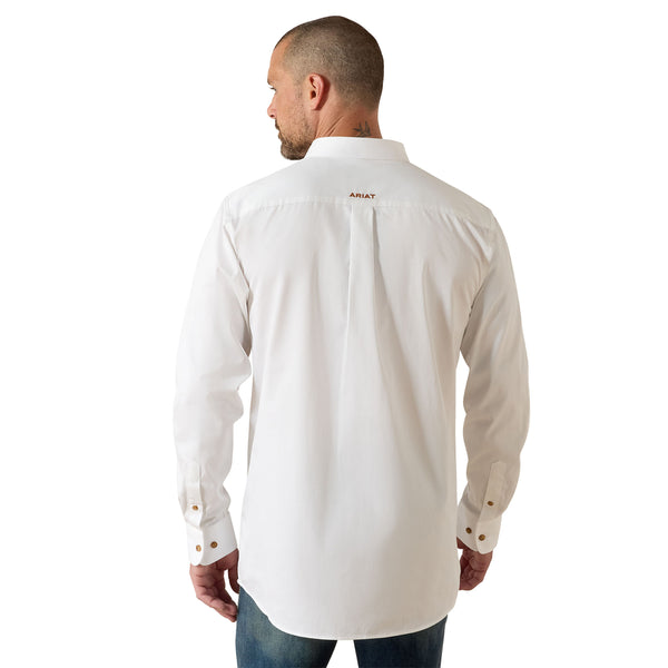CAMISA CABALLERO ARIAT BLANCA
