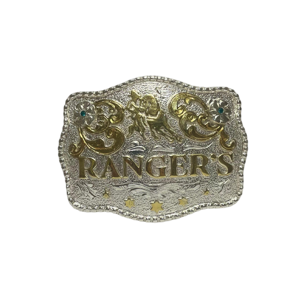 HEBILLA RANGERS ORO PLATA