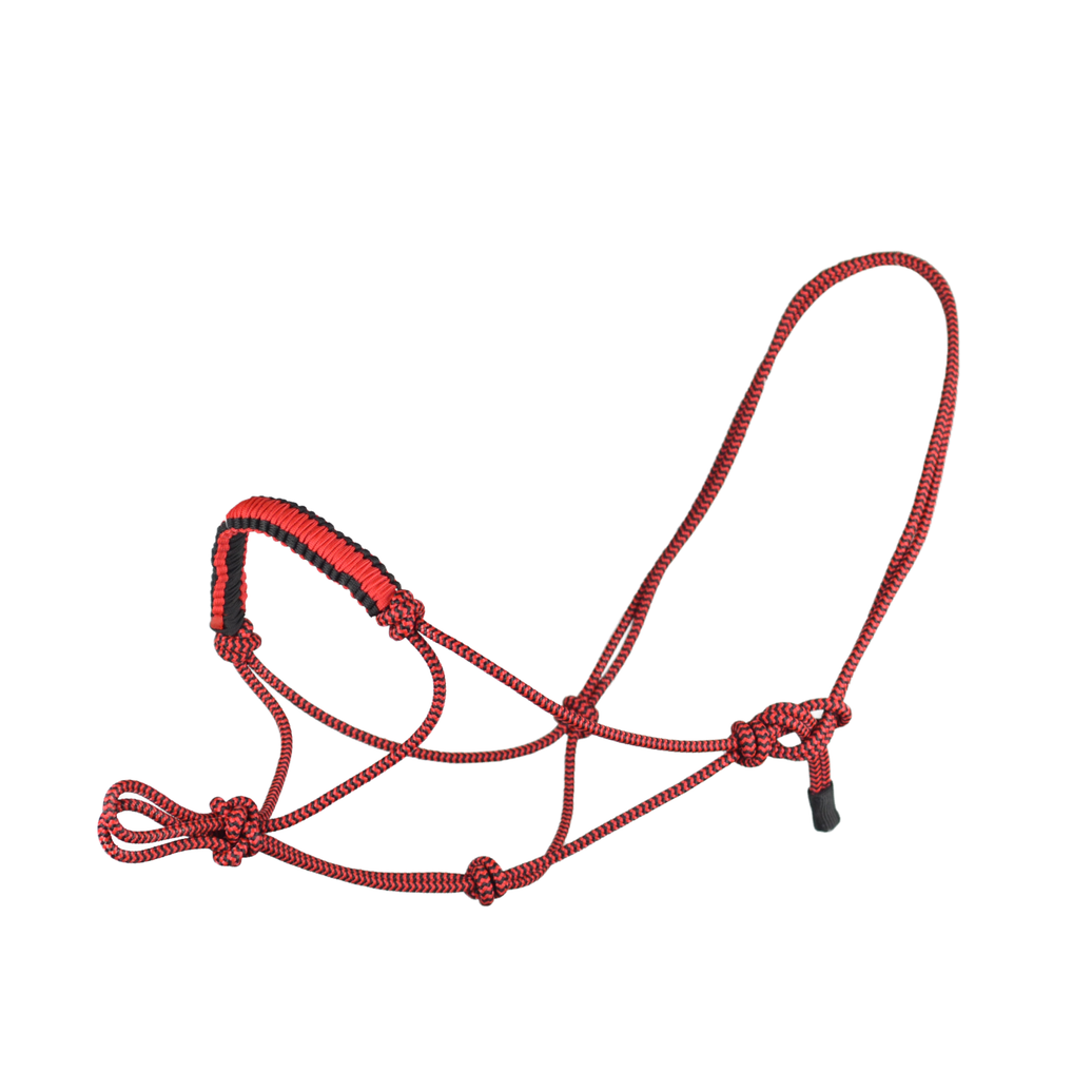 JAQUIMA BOSAL TEJIDO ROJO NEGRO