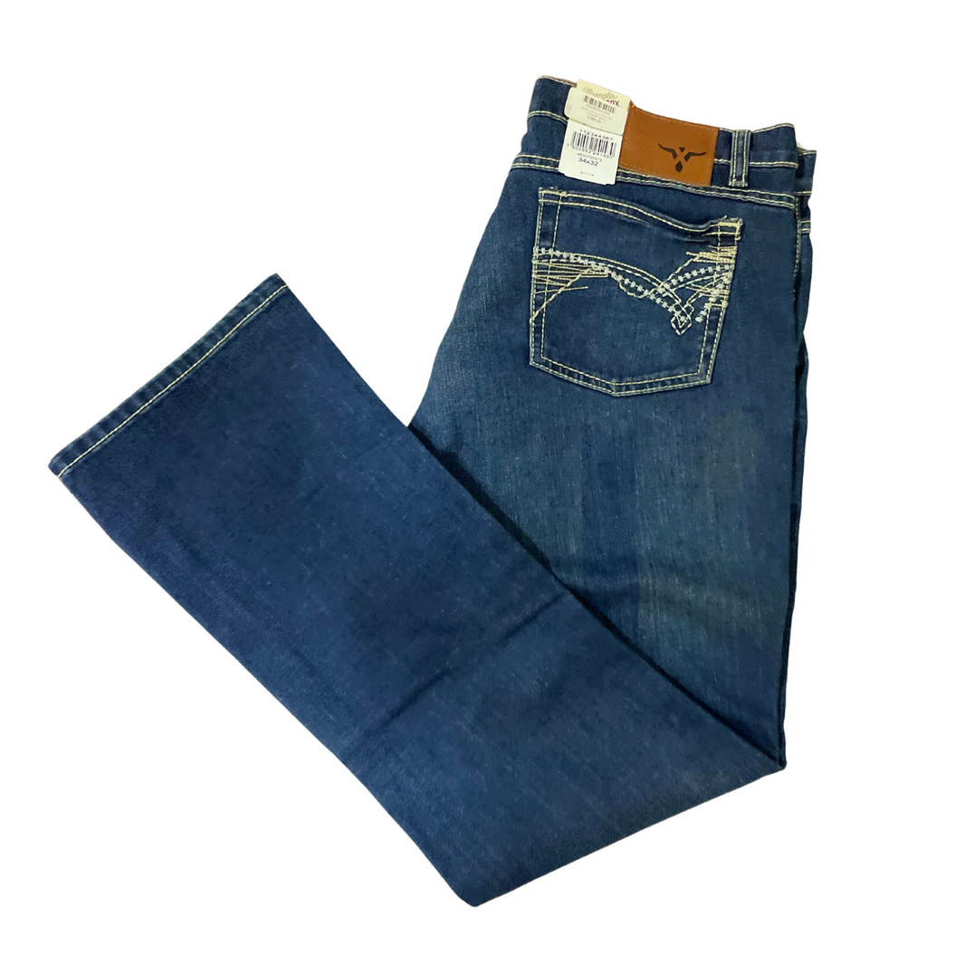 JEANS CABALLERO WRANGLER SLIM AZUL 20X