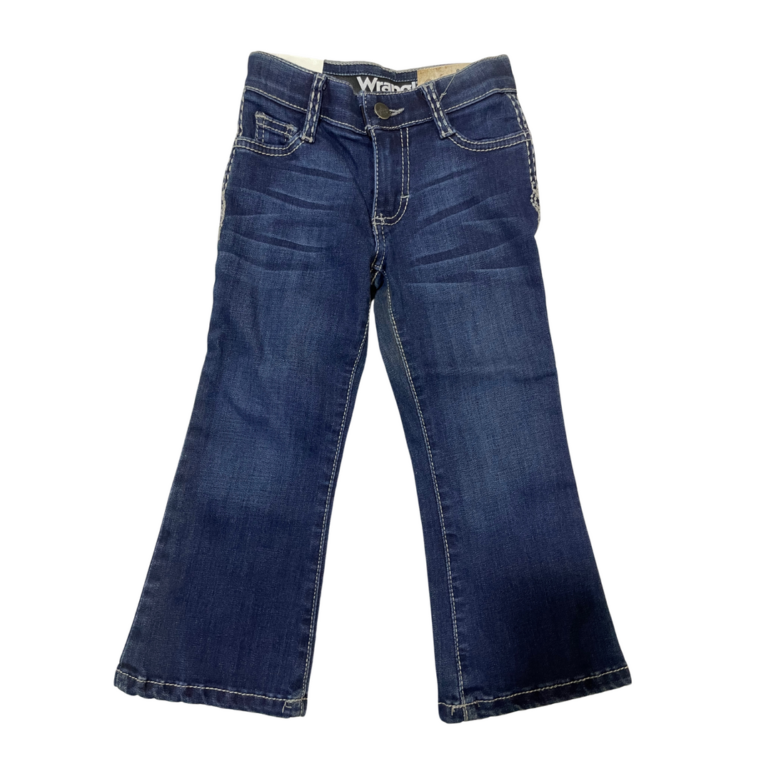 JEANS NIÑA WRANGLER AZUL MARINO