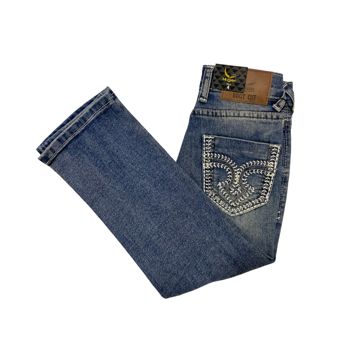 JEANS NIÑO MCALLEN ACID BLUE