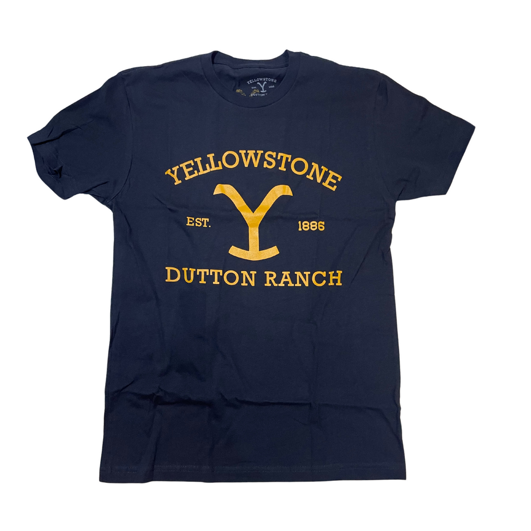 PLAYERA CABALLERO YELLOWSTONE BLACK CLASSIC