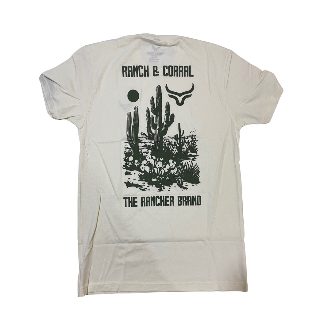 PLAYERA CABALLERO YELLOWSTONE BEIGE WESTERN