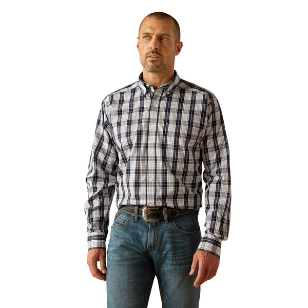 CAMISA CABALLERO ARIAT DARK BLUE