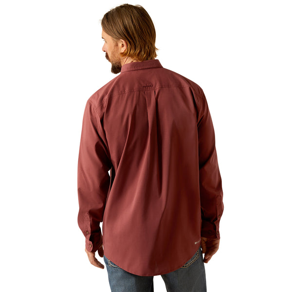 CAMISA CABALLERO ARIAT AIRFLOW MAHOGANY