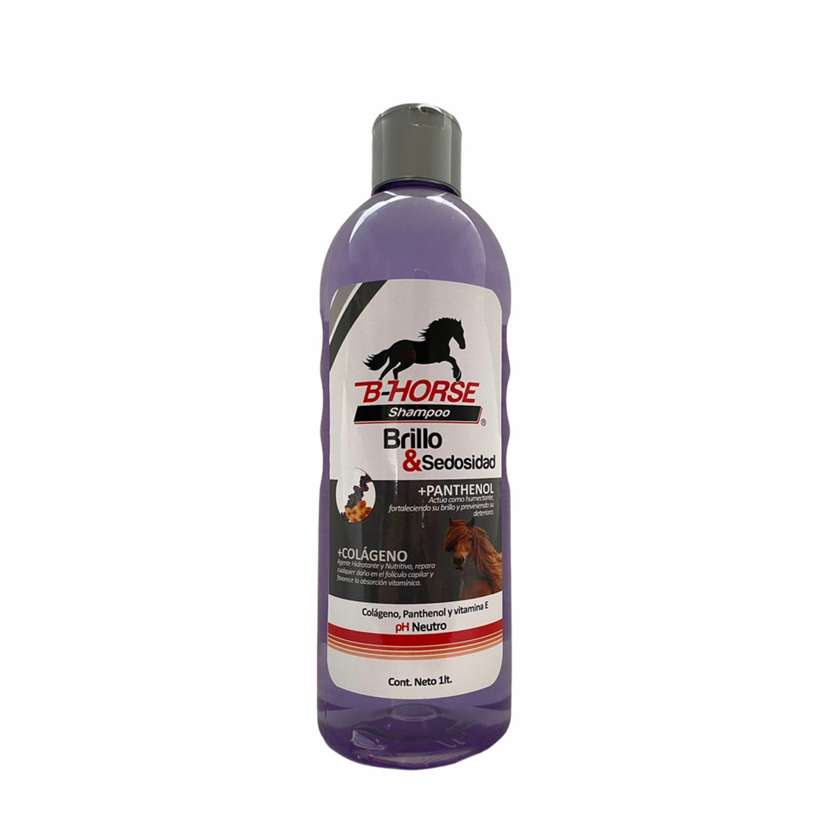 SHAMPOO B-HORSE BRILLO Y SEDOCIDAD 1LT