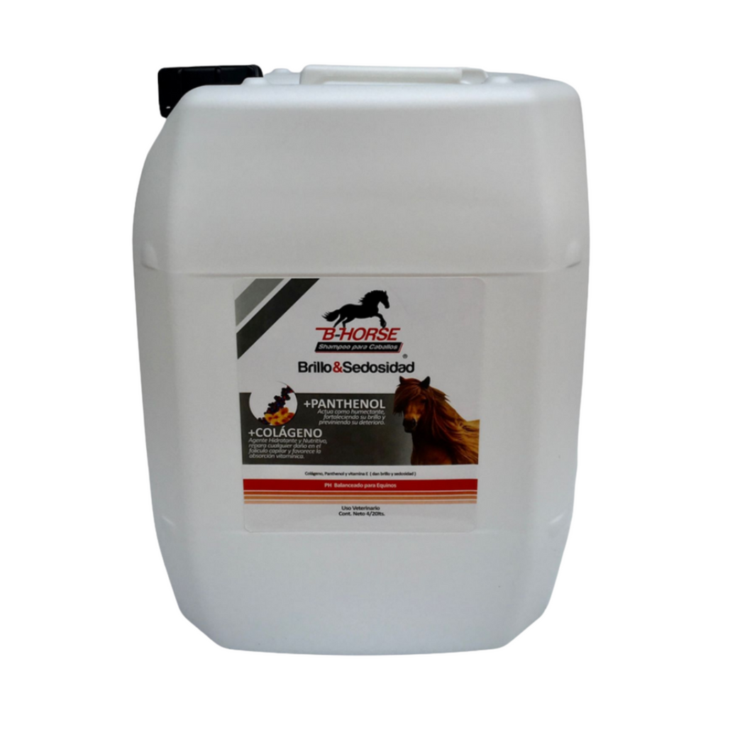 SHAMPOO B-HORSE BRILLO Y SEDOCIDAD 20 LT
