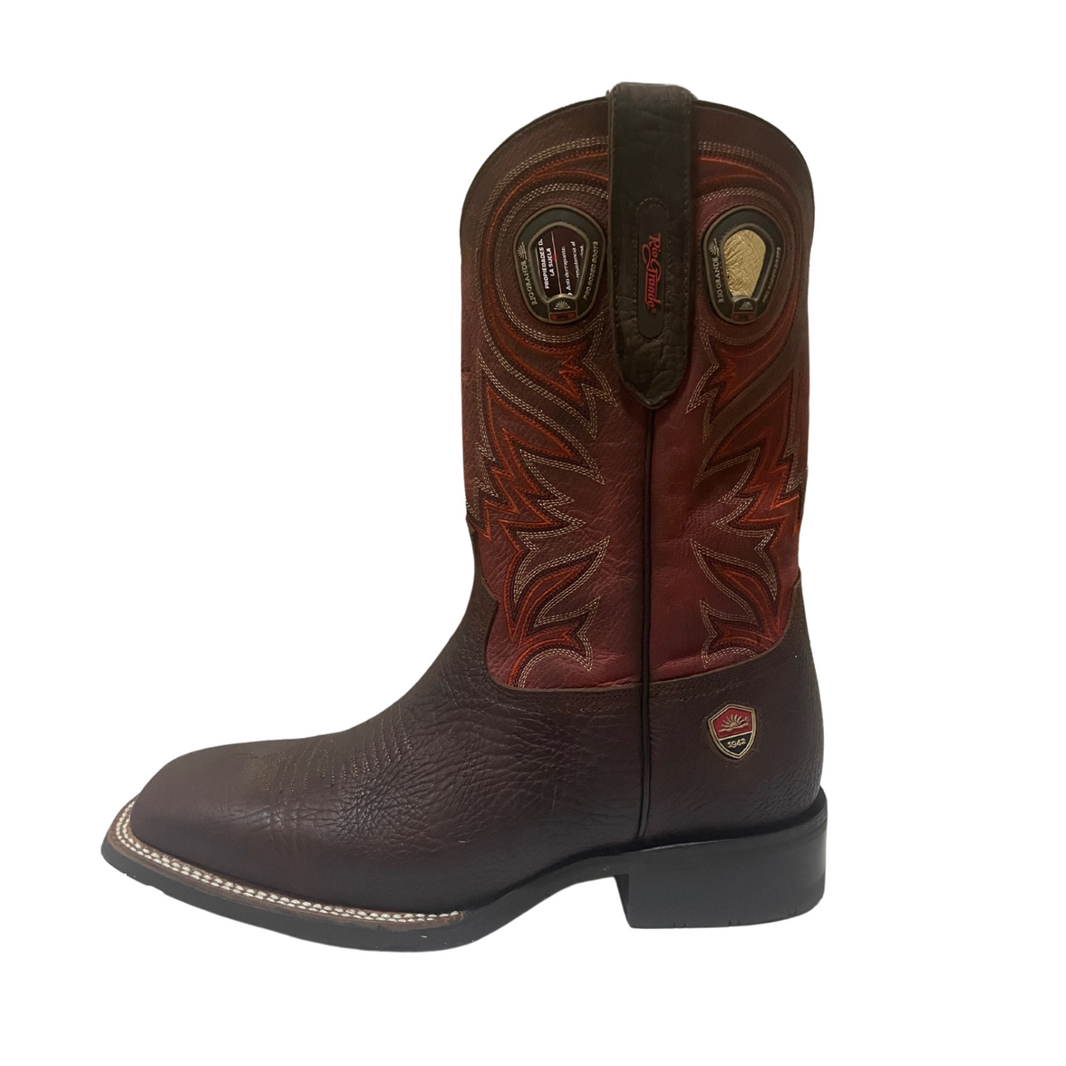 BOTA CABALLERO NOKOTA HORSE ALABAMA BUFALO ROJO