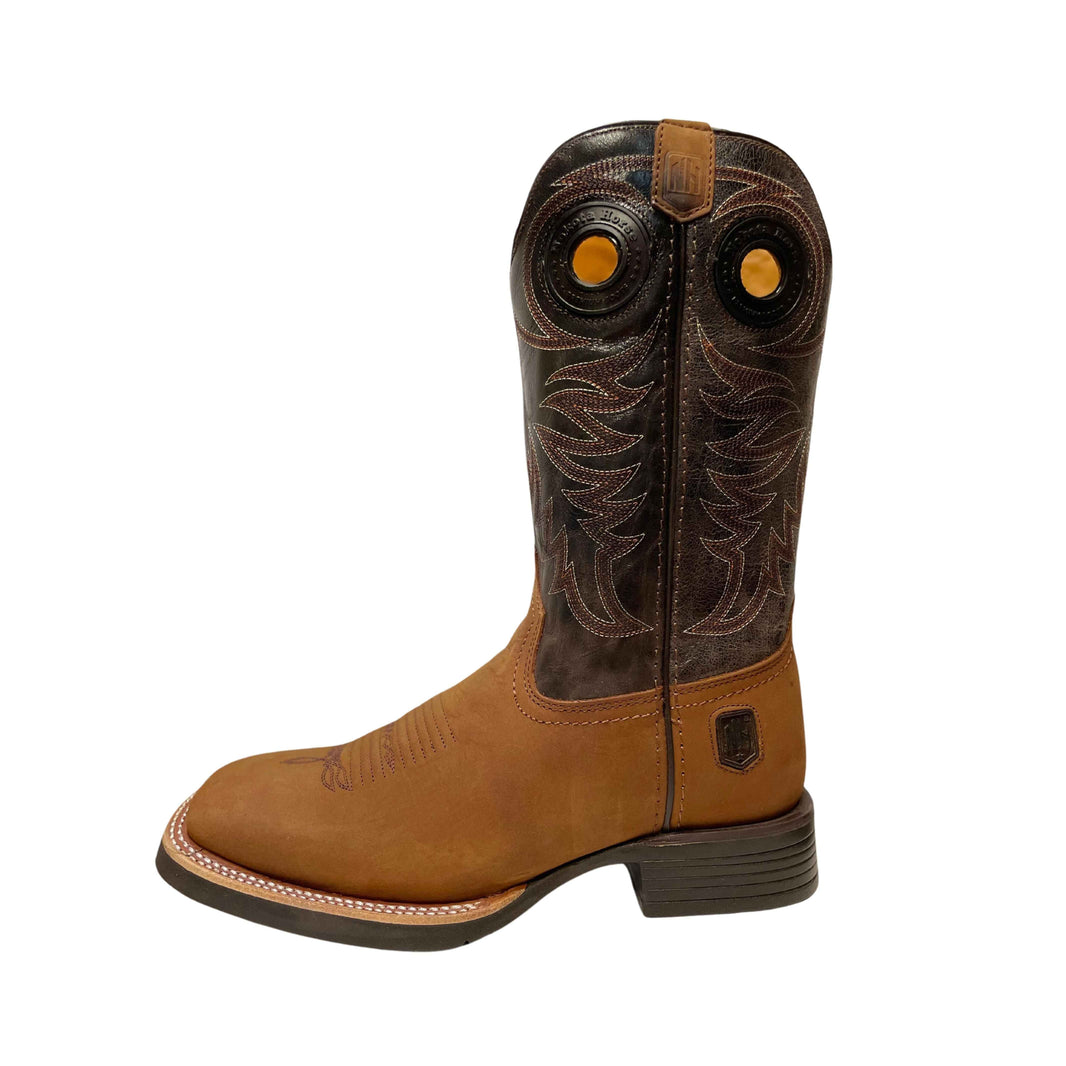 BOTA CABALLERO NOKOTA HORSE ROPER NOBUCK RUBI TABACO