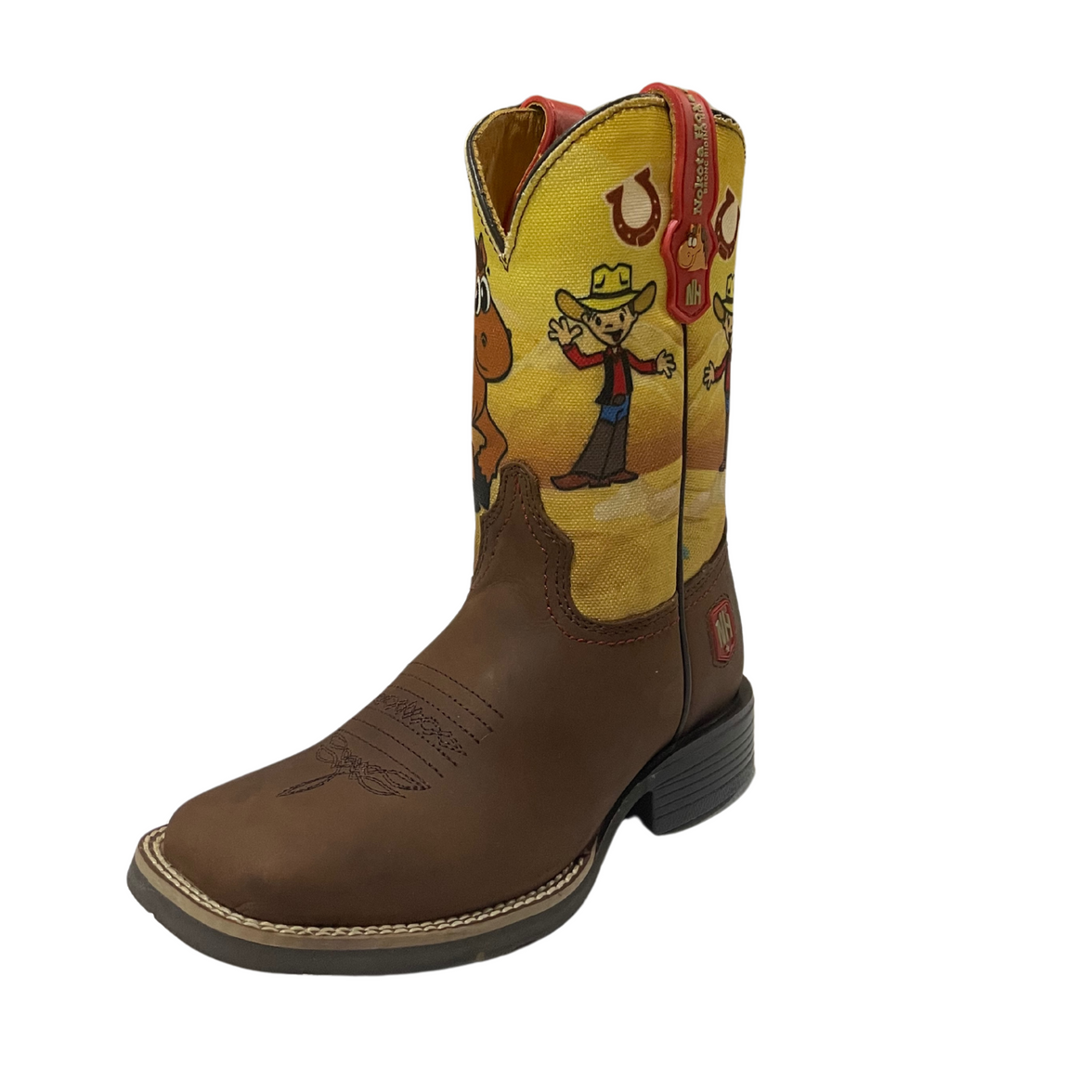 BOTA NIÑO NOKOTA HORSE ROPER CRAZY MIEL LONA