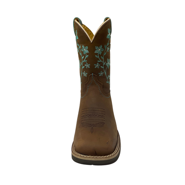 BOTA NIÑA NOKOTA HORSE JESSY 15 CRAZY MIEL BISONTE