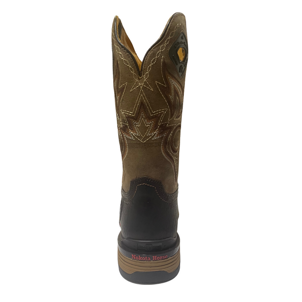 BOTA CABALLERO NOKOTA HORSE MORGAN 18 BISONTE CHOCOLATE