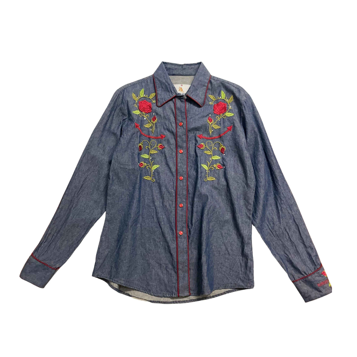 CAMISA DAMA RANGERS MEZCLILLA