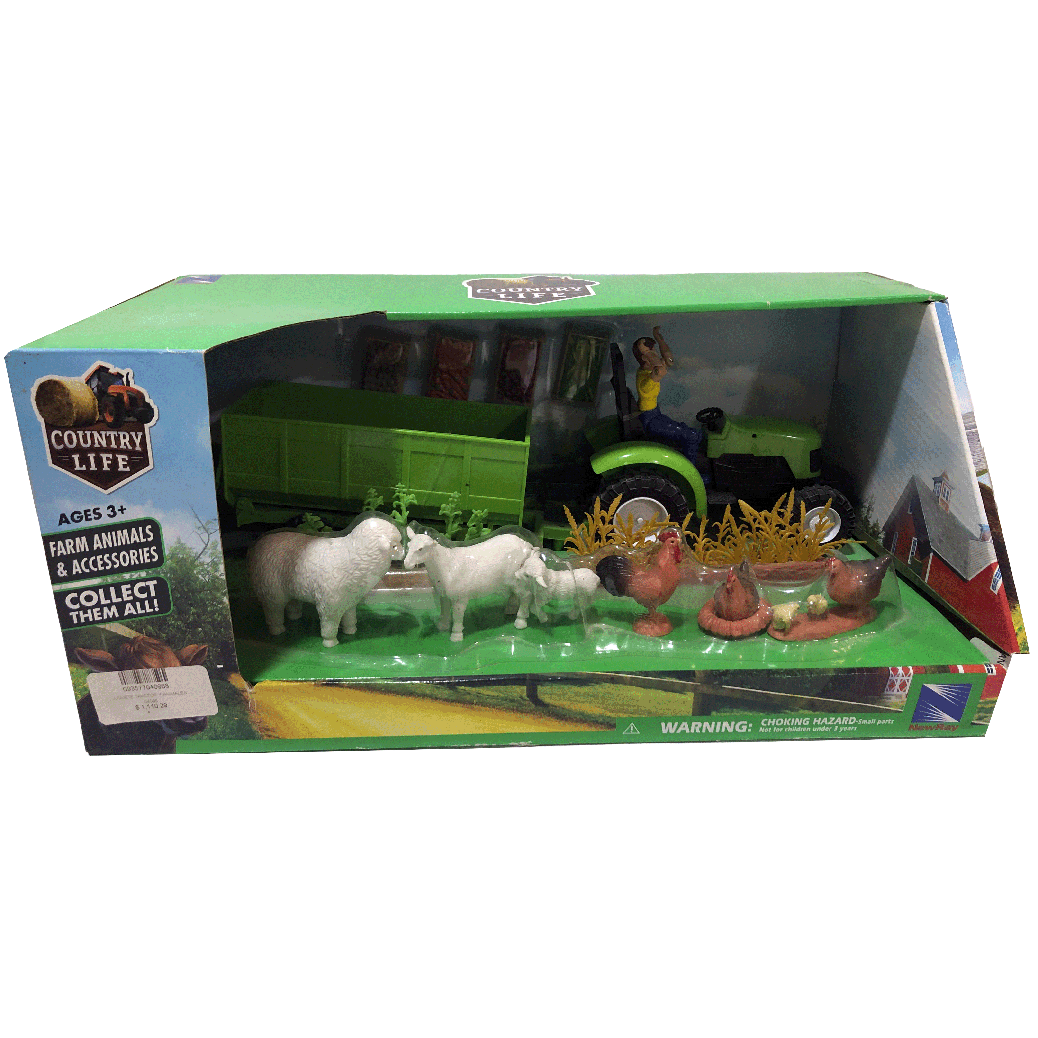 JUGUETE TRACTOR Y ANIMALES 04096 Ranch Depot GDL SA de CV