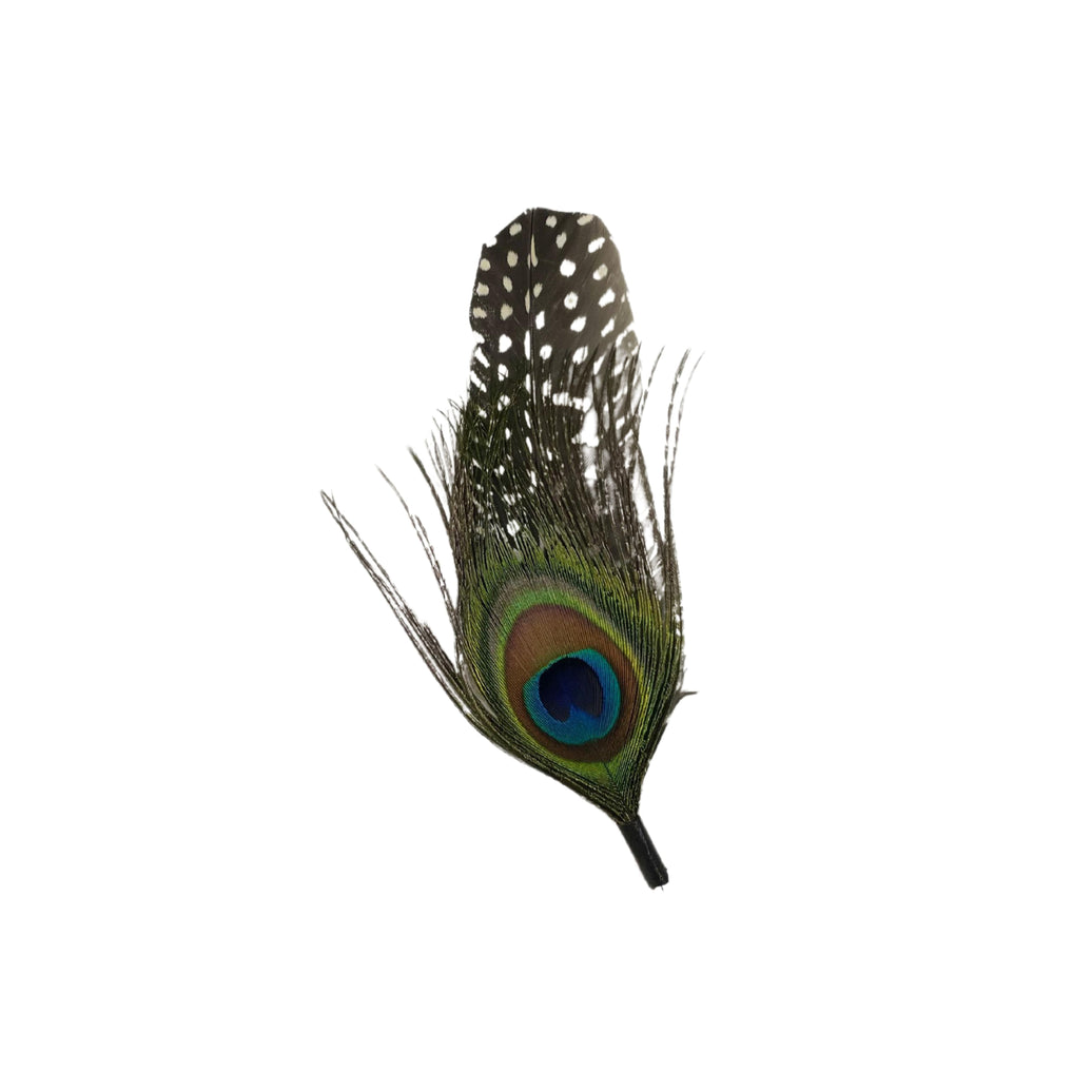 PLUMA PAVOREAL PARA SOMBRERO O TEXANA