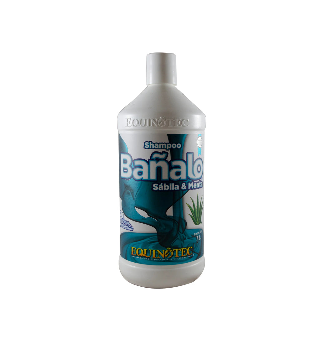 SHAMPOO EQUINOTEC BAÑALO SABILA MENTA 1 LT