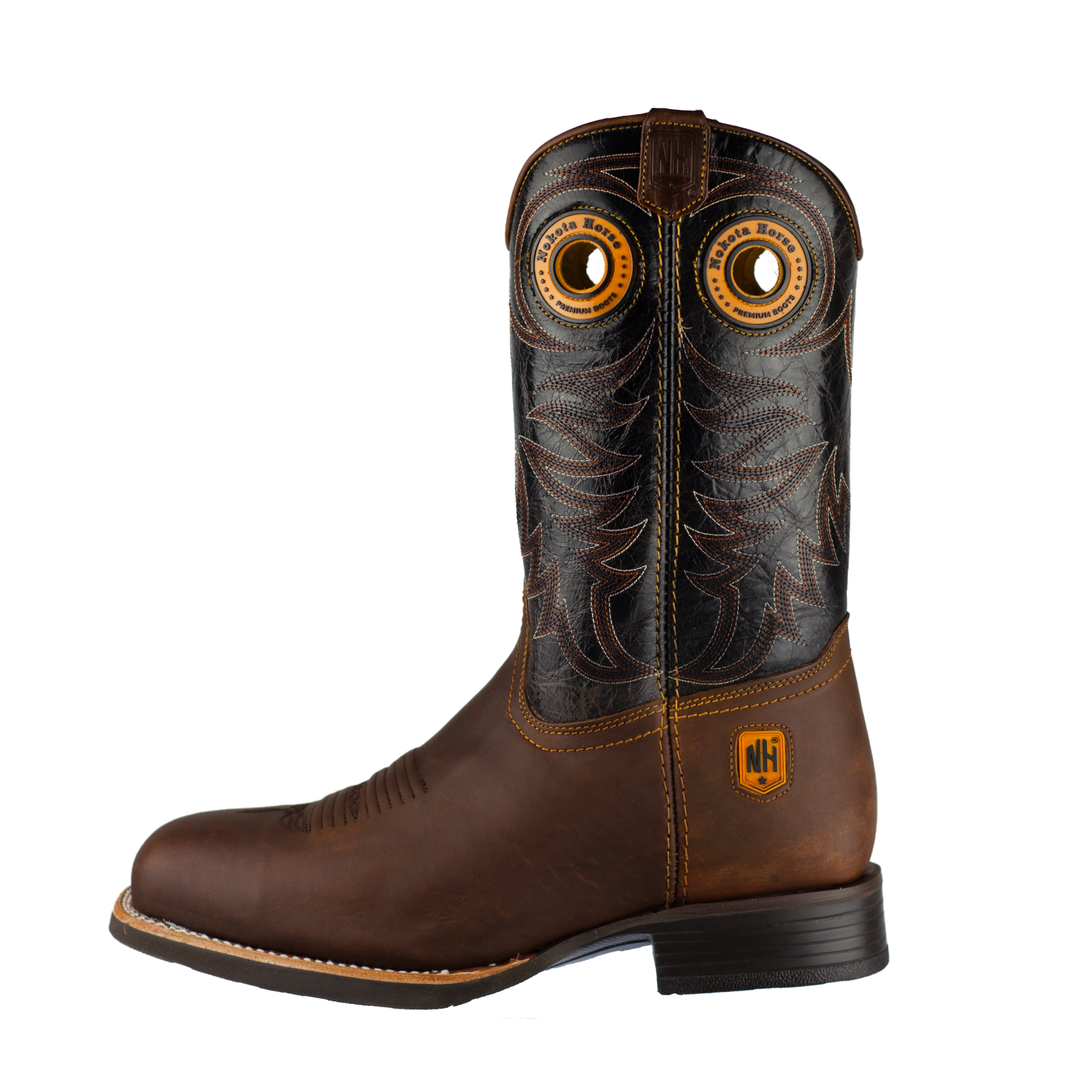 BOTA CABALLERO NOKOTA HORSE SHELL 25 CRAZY CAPUCCINO RUBI TABACO