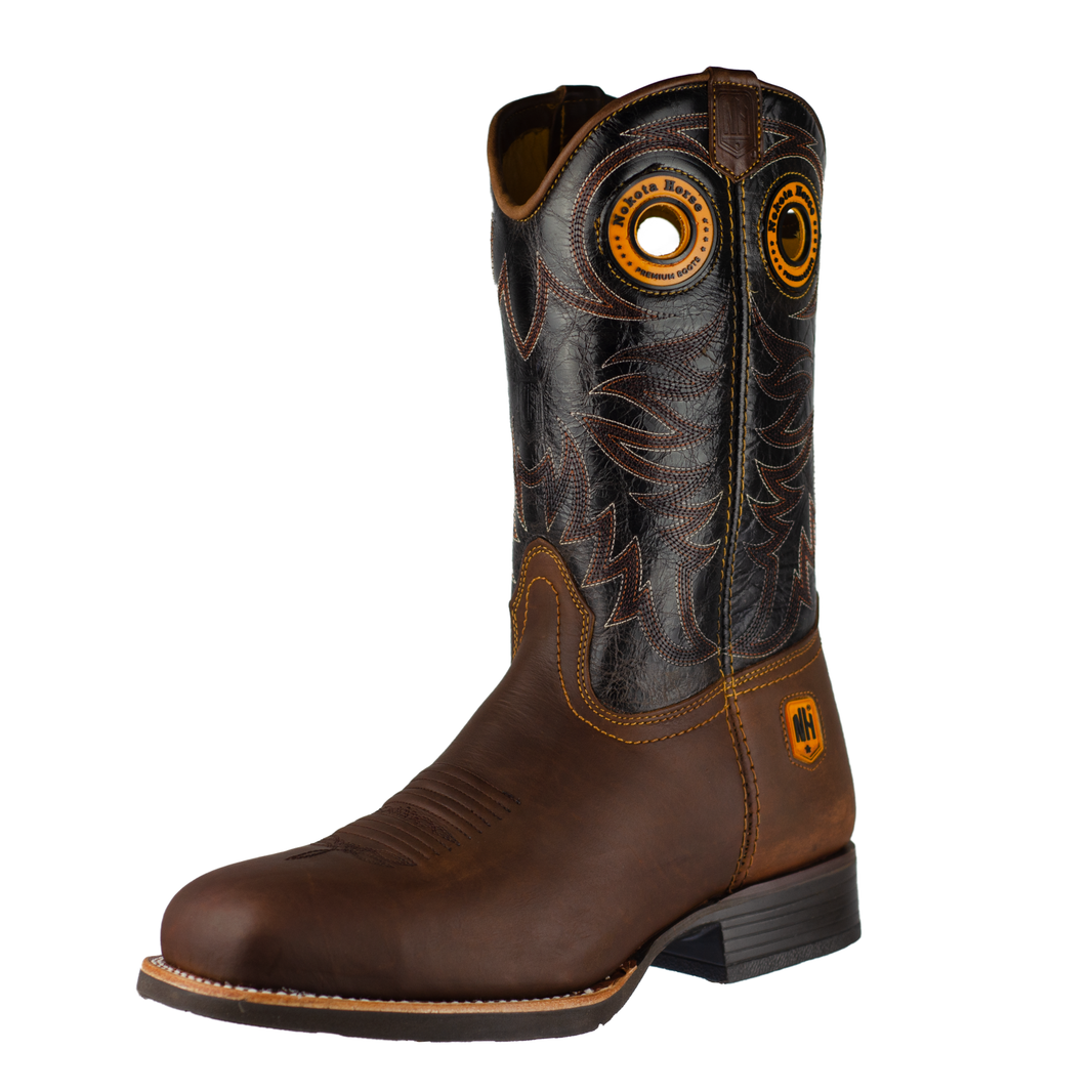 BOTA CABALLERO NOKOTA HORSE SHELL 25 CRAZY CAPUCCINO RUBI TABACO