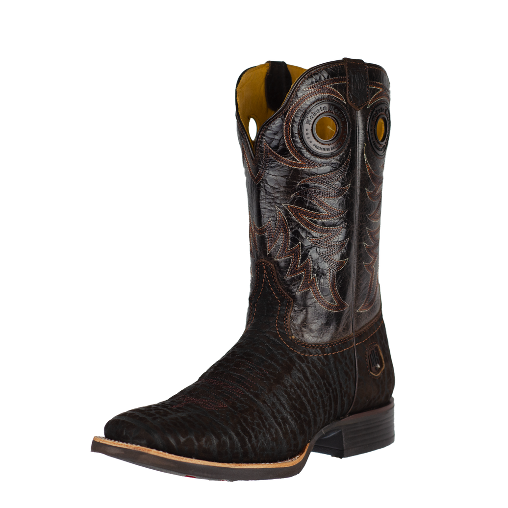 BOTA CABALLERO NOKOTA HORSE ROPER CUELLO DE TORO CAFE