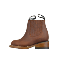 BOTIN NIÑO OVAL VAQUETA CRAZY TANG