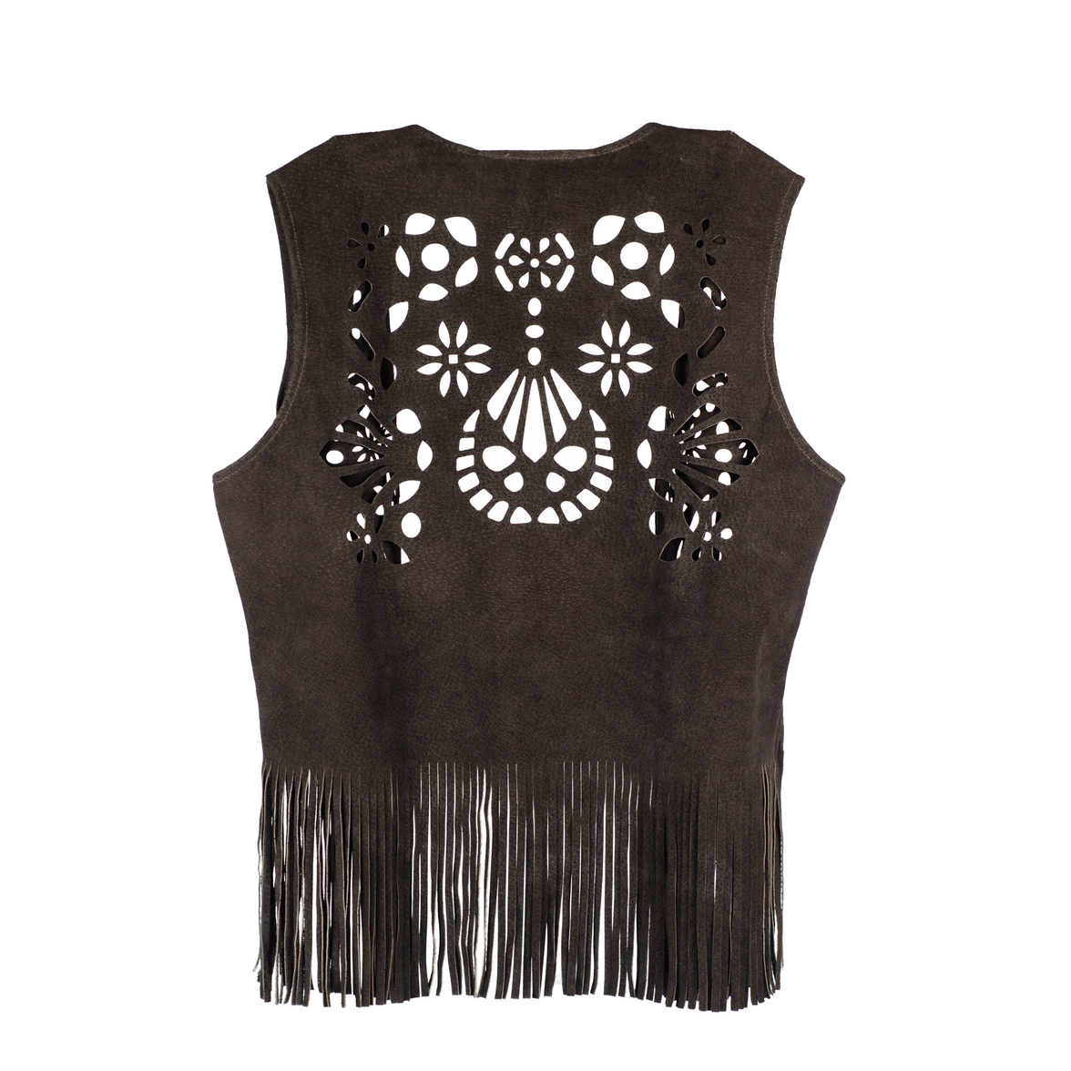 CHALECO DAMA DENVER CON BARBAS CHOCOLATE