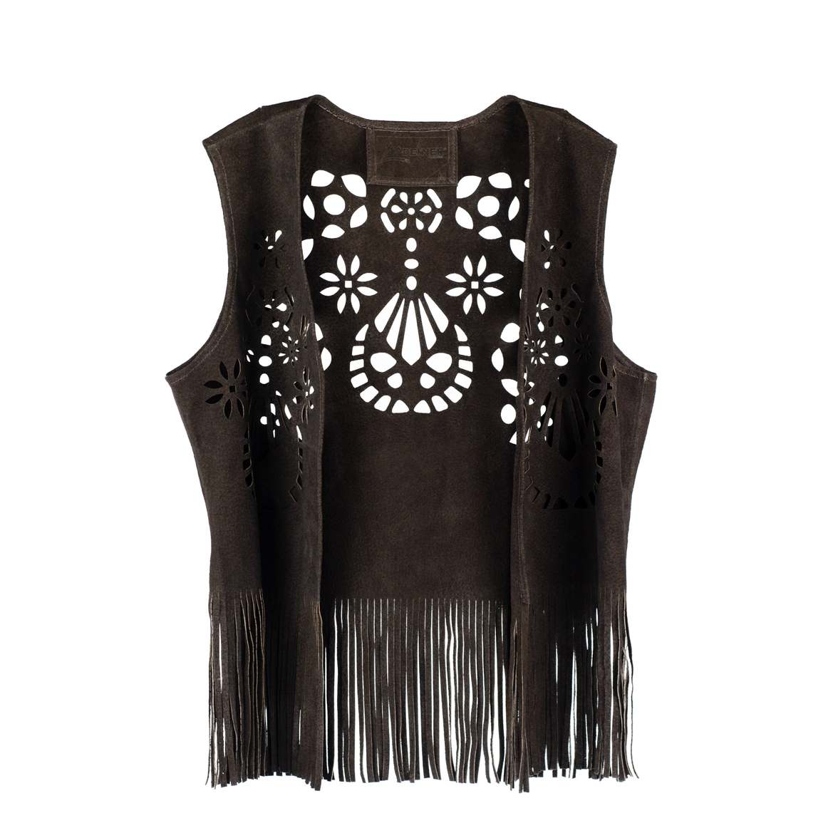 CHALECO DAMA DENVER CON BARBAS CHOCOLATE