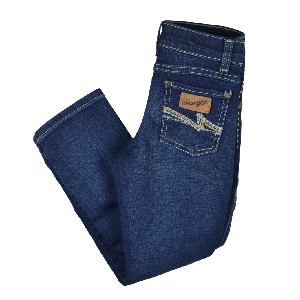 JEANS NIÑO/NIÑA  WRANGLER SLIM BOOT AZUL MARINO