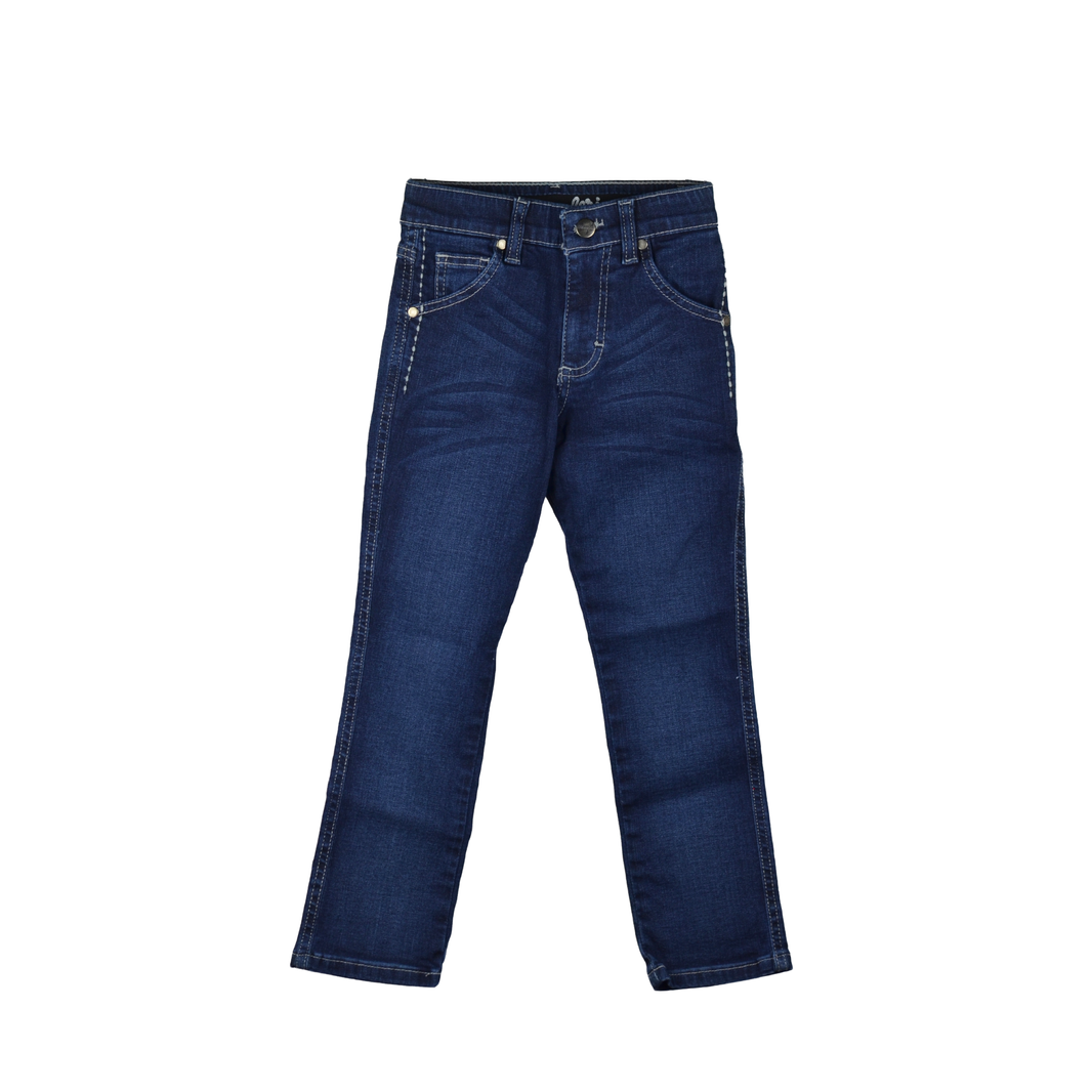 JEANS NIÑO/NIÑA  WRANGLER SLIM BOOT AZUL MARINO