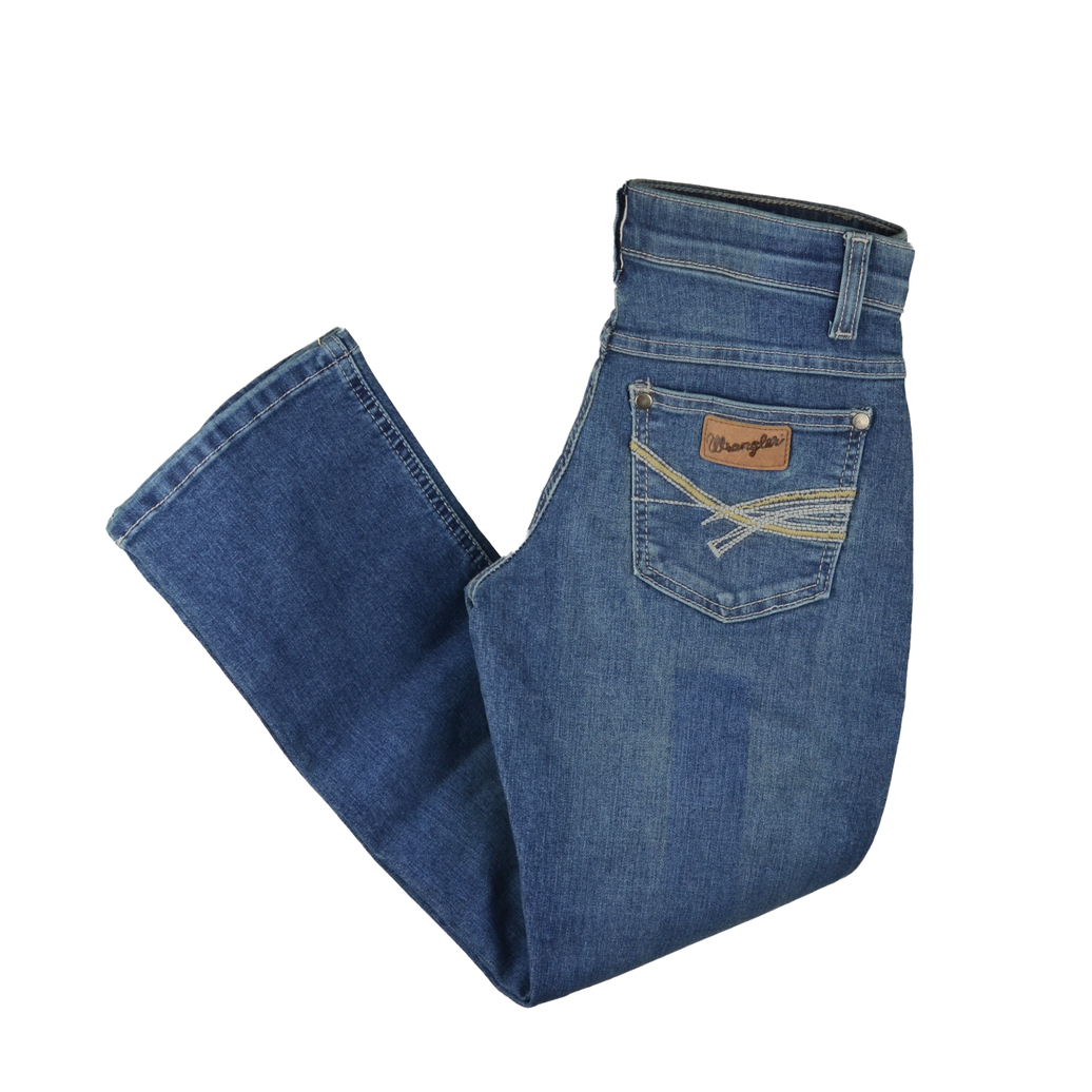 JEANS NIÑO/NIÑA WRANGLER SLIM BOOT AZUL